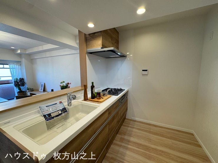 リビングを見渡せる使いやすいキッチン