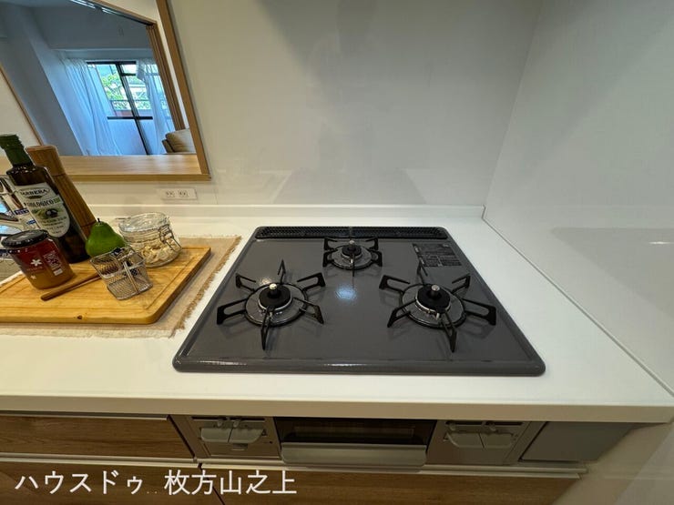 3口コンロでお料理も快適
