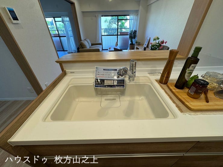 広々シンクで家事効率アップ