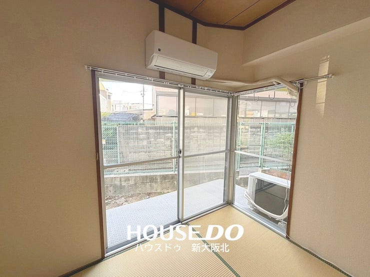 ■南側バルコニーに面している和室にはエアコンが付いております!
■そのままお使いいただくことも可能です!