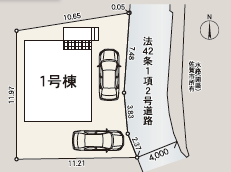 【区画図】
【佐賀市高木瀬東第18 1号棟】