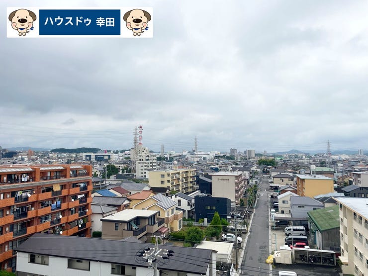 バルコニーから見た眺めです。