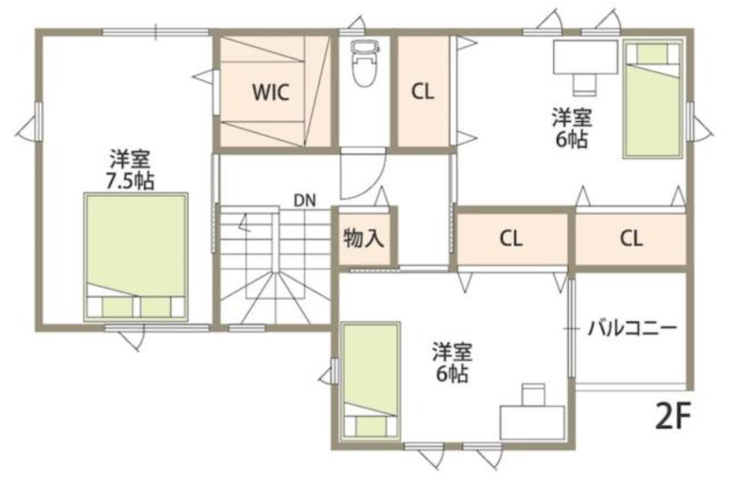 2階 間取り図