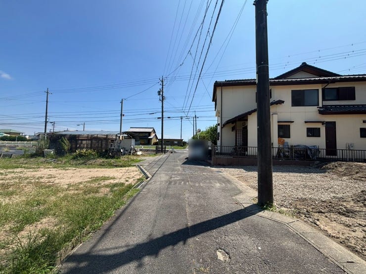 ◆東側公道 幅員約4.0m(南向き写真)