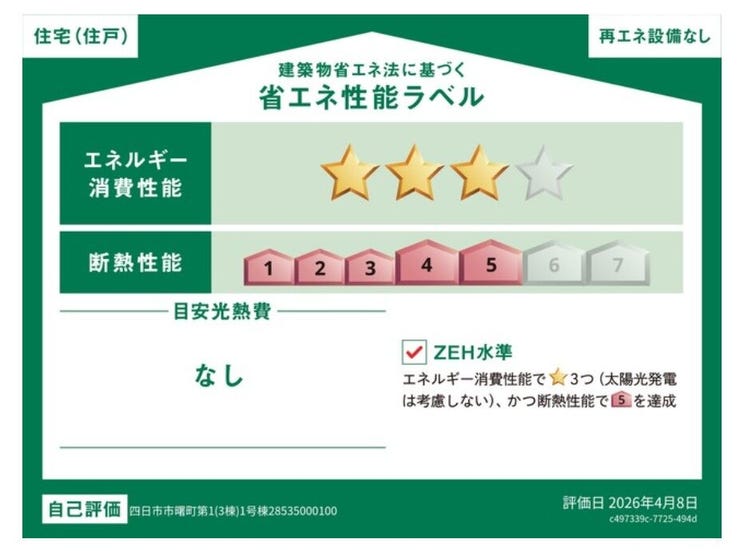 *省エネラベル*