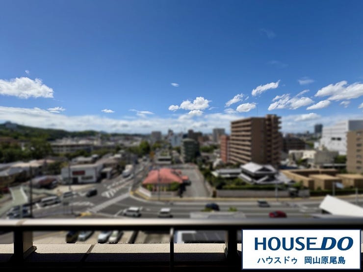 8階部分のお部屋で眺望も良好となっております!