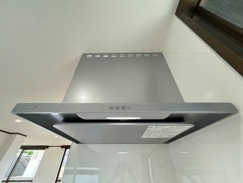 新品交換済みレンジフード