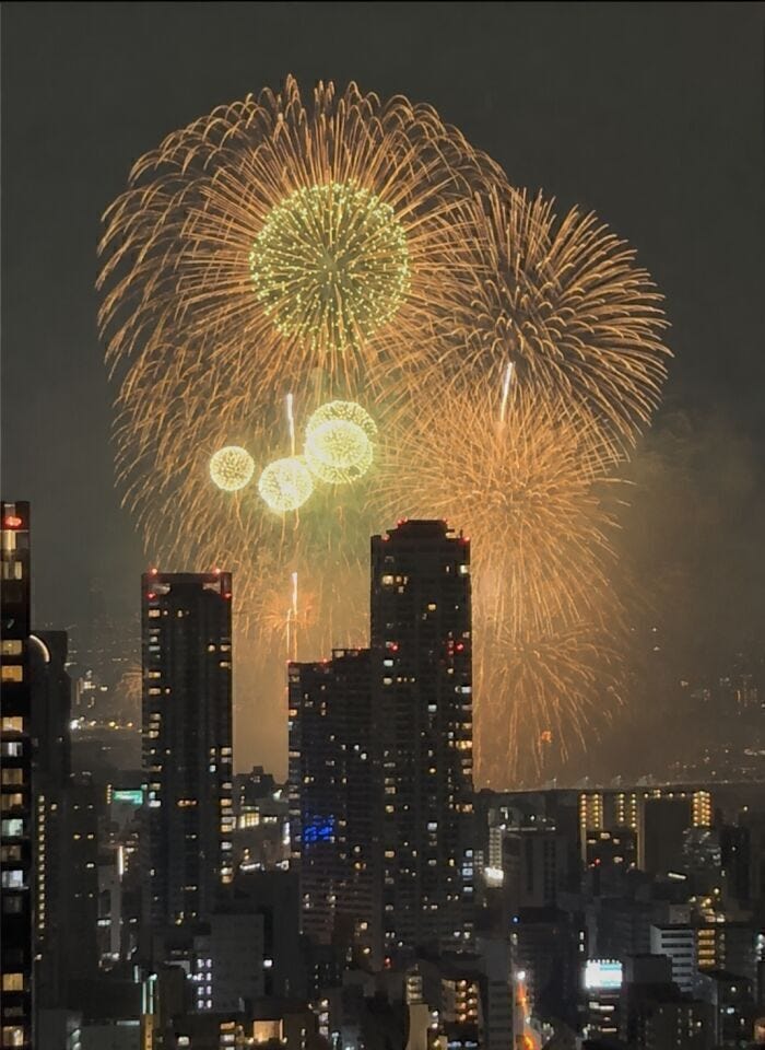 淀川花火大会もお部屋から楽しめる絶景です♪