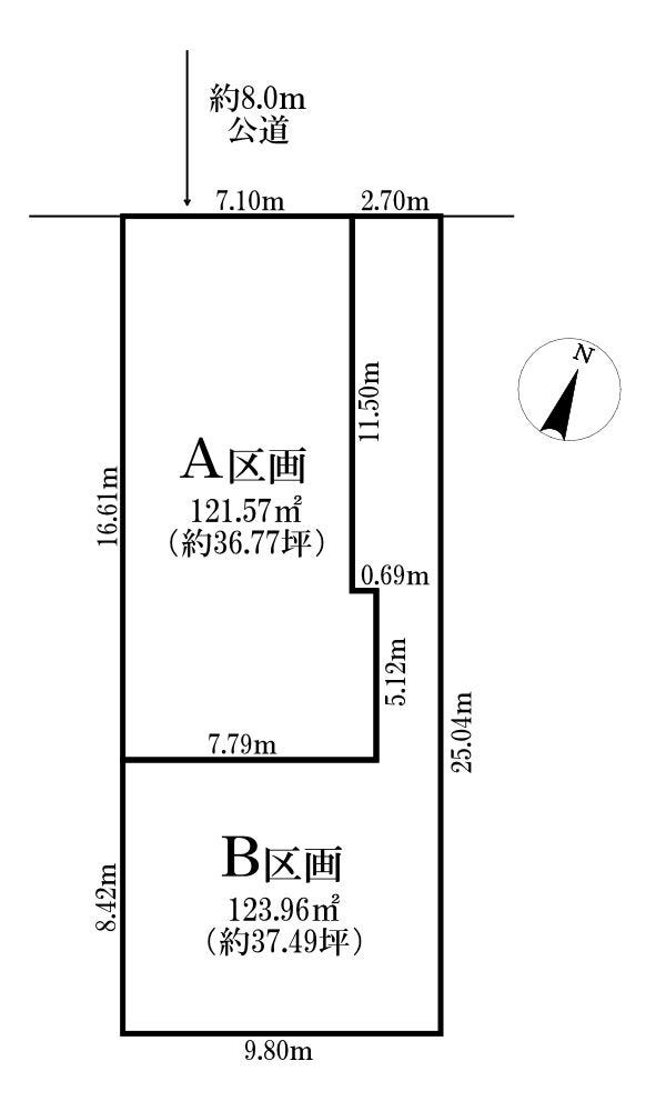 【外観】
◎区画図:A区画
