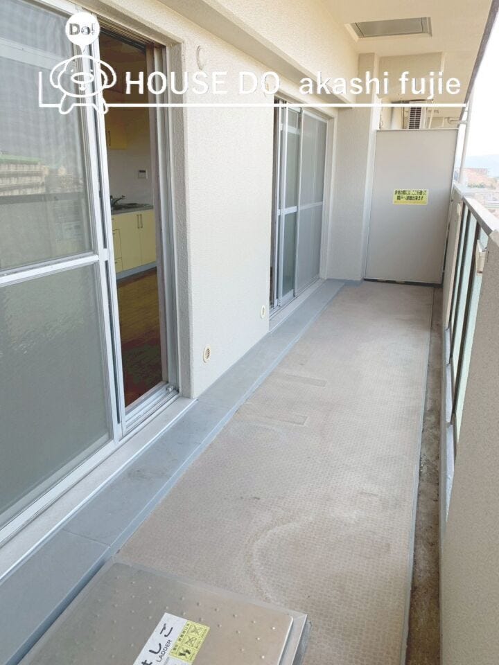 ※画像は家具消し加工後のイメージです
開放的なバルコニー