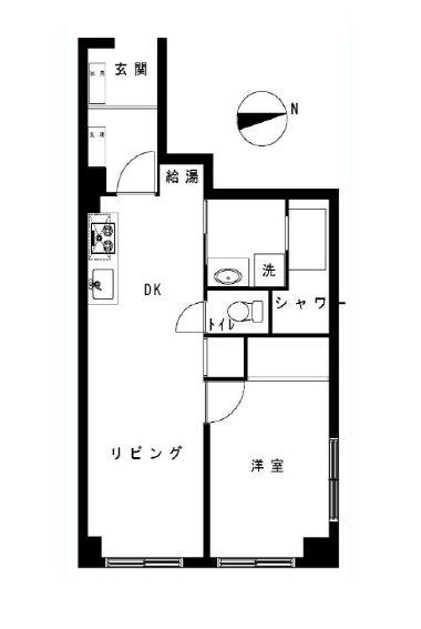【間取り】
地下鉄「幌平橋」駅徒歩3分!10階につき豊平川を望む眺望良好なリノベ済み1LDK。湯船のないシャワールーム仕様で室内すっきり。周辺はスーパーや中島公園が近く、通勤も買い物も快適な好立地です!
