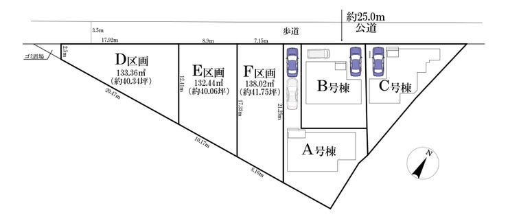 【外観】
◎区画図:D区画