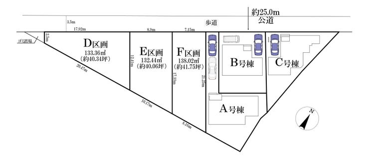 【外観】
◎区画図:E区画