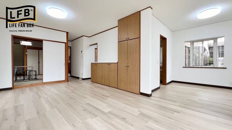 ※家具が無い場合の画像です。どのような配置でインテリアを配置しようか、考えるのが楽しみになりますね♪