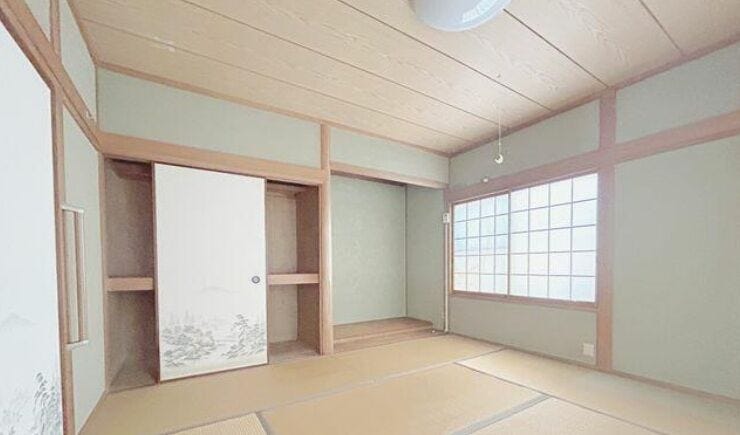 落ち着きのある和空間。客間としてはもちろん、お子様のお昼寝スペースや家事・作業の場としても幅広く活躍します。