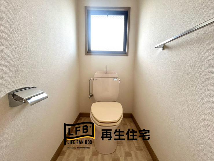 二階にもトイレがあります!