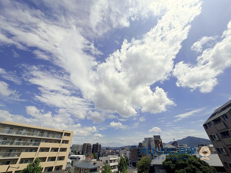 青空がぐっと近く感じられる、気持ちのいい眺望!