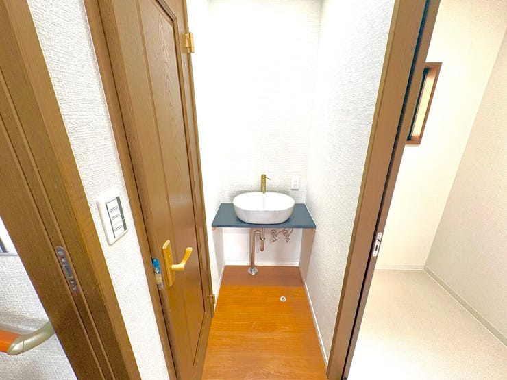 洗面台:シンプルな洗面台です!