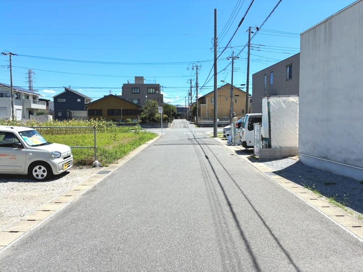 ◎前面道路(8/8撮影)