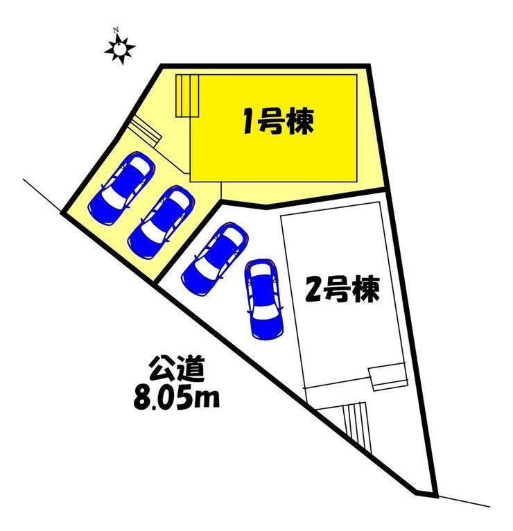 【区画図】
【区画図】1号棟