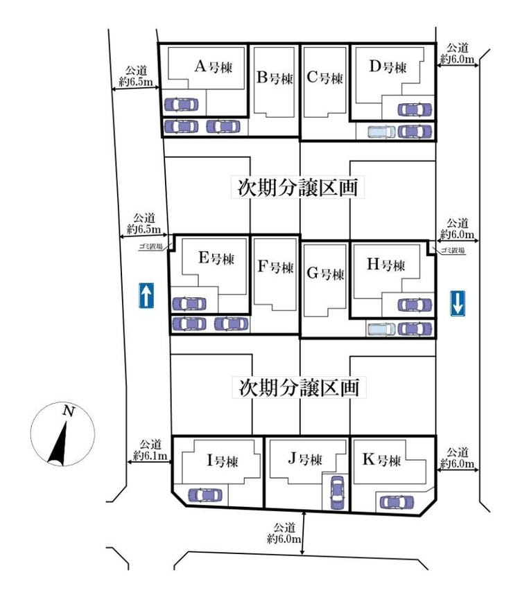 ◎区画図:B号棟