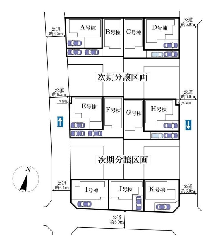 ◎区画図:D号棟