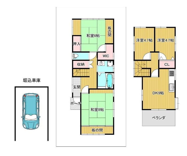 【間取り】
大和建設施工!南東向き!
私道負担有
リフォーム済!(外壁塗装・システムキッチン新調・ユニットバス新調・洗面台新調・トイレ新調 他)