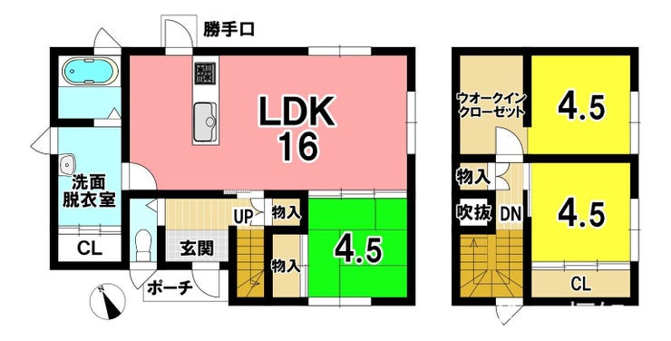【間取り】
3LDK 家族の時間を大切にしたい方におすすめの一邸です。