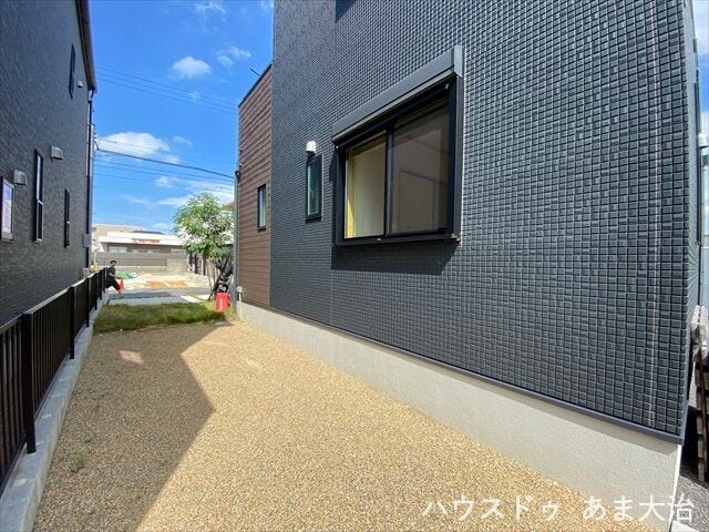南庭を設けています。家庭菜園も楽しめそうですね。
