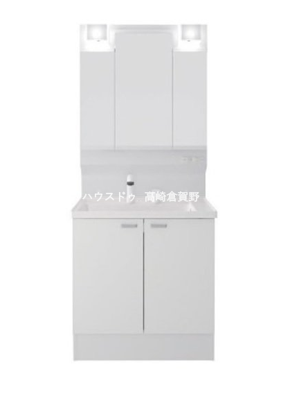 【同仕様画像】洗面化粧台:三面鏡タイプ採用予定です。
