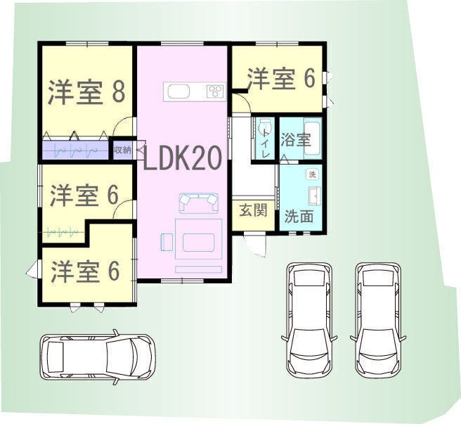 【佐賀城西中学校西2】
10月完成イメージ