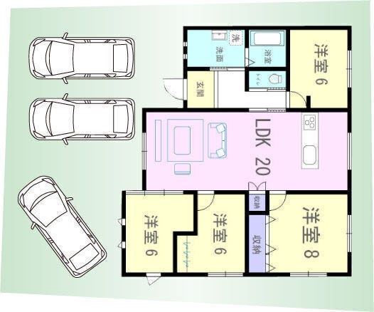 【佐賀兵庫小学校北2】
10月完成イメージ