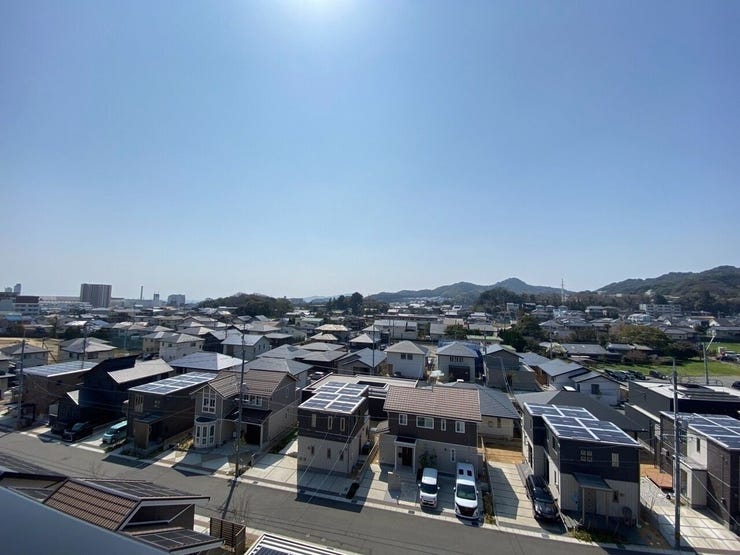 眼下には城下町長府の街並みが広がります♪