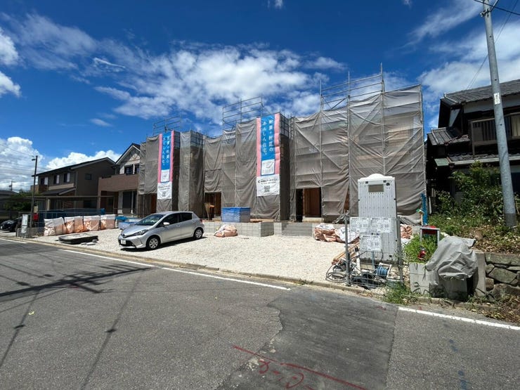 全3棟の新築戸建!同じ時期に生活をスタートするので、地域のことで分からないことも聞きやすいですね!