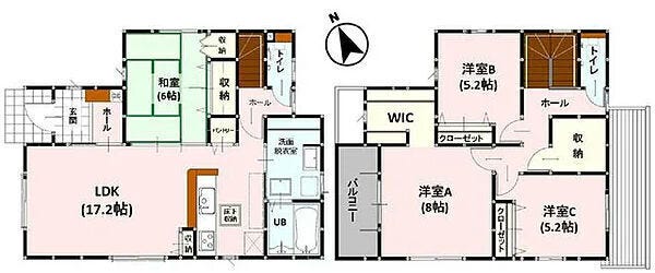 【間取り】
■3号棟・4SLDK■