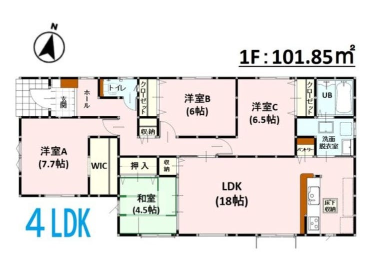 【間取り】
■2号棟・4LDK■