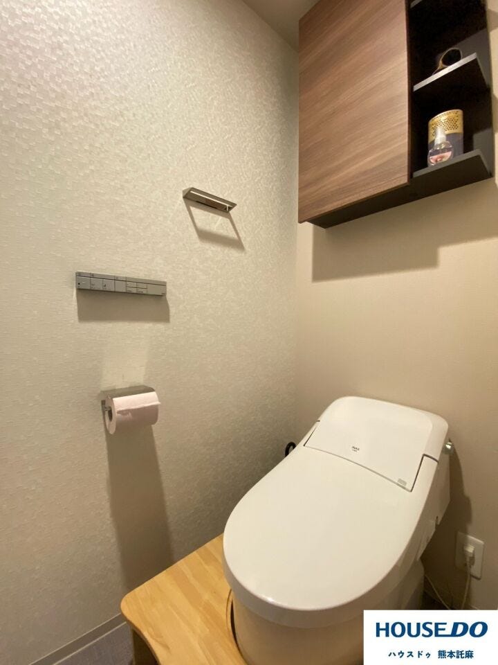 タンクレストイレで、見た目がすっきりしています♪