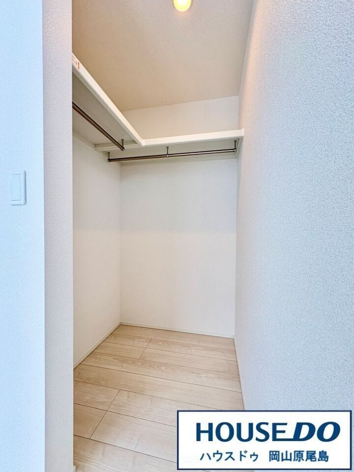 季節を問わずにたっぷり収納ができます。冬物の収納にも困りません。※同施工会社のイメージ画像です