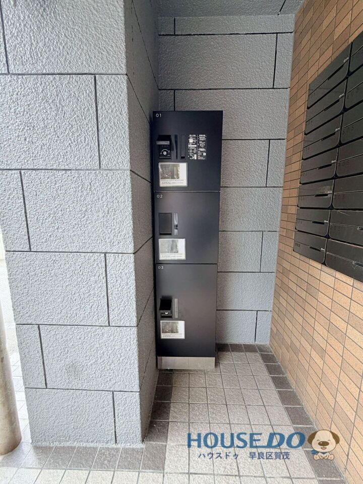 荷物の受け取りもラクな宅配ボックスです