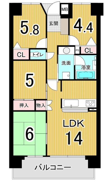 【間取り】