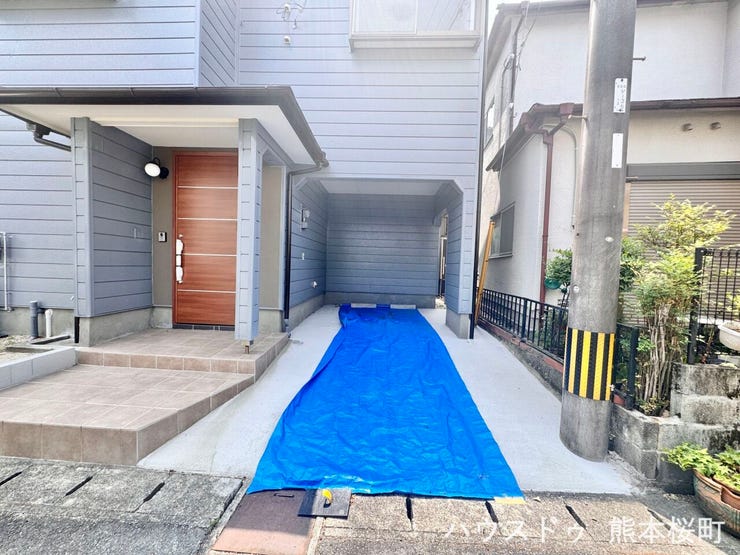 ■車と趣味の幅が広がる場所■単なる駐車スペースではない、洗車やタイヤ交換、DIYにも使える多目的な屋外スペースです。