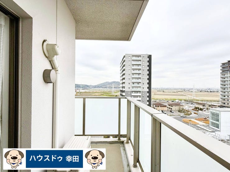 角部屋だけの特権。L字のワイドバルコニー。眺望、採光◎