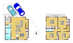 【間取り図】
自由設計