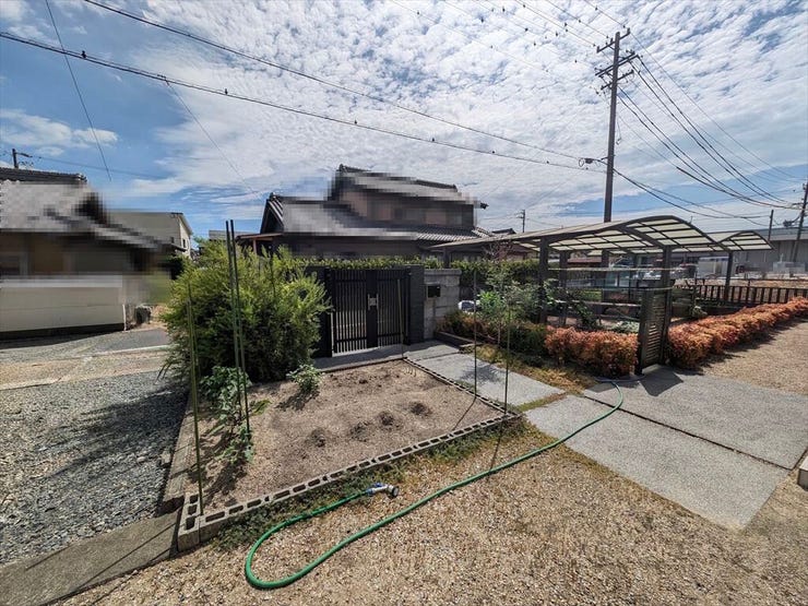 植栽が楽しめる専用庭付き