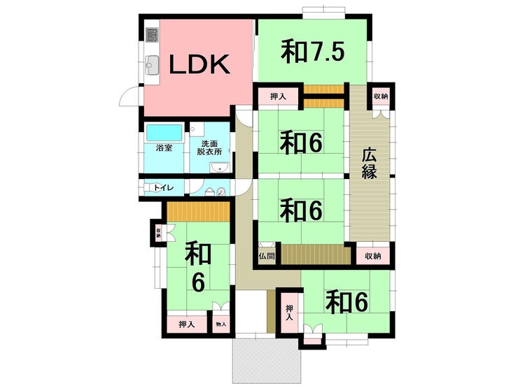 離れ間取り