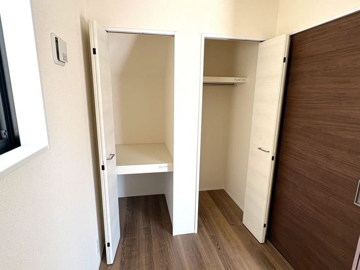 全室収納付き!
お部屋がスッキリ片付きます!