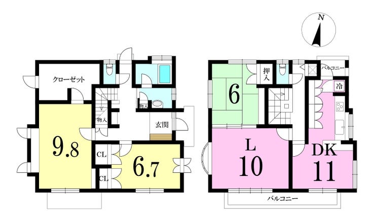 【外観】
◎間取り図