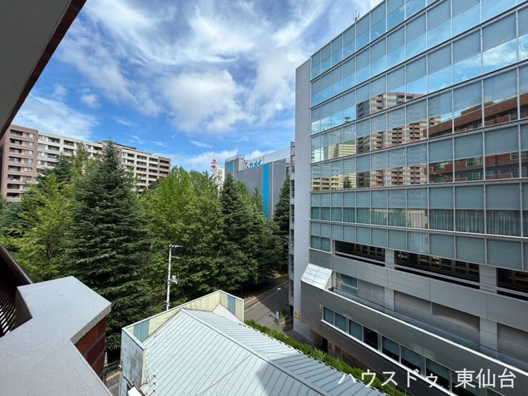 仙台中心部での目前が開けているロケーションは嬉しいですね。