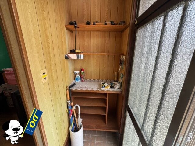 シューズボックス付きでスッキリ収納!