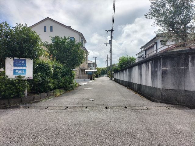 北側道路 東から西方向